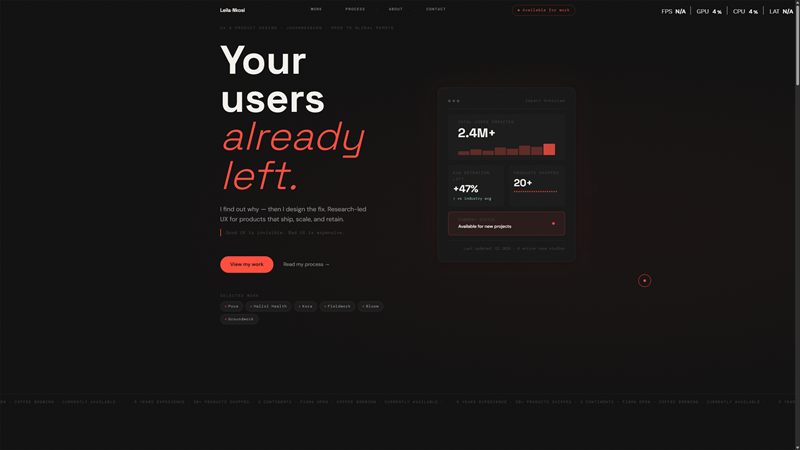 UX portfolio template