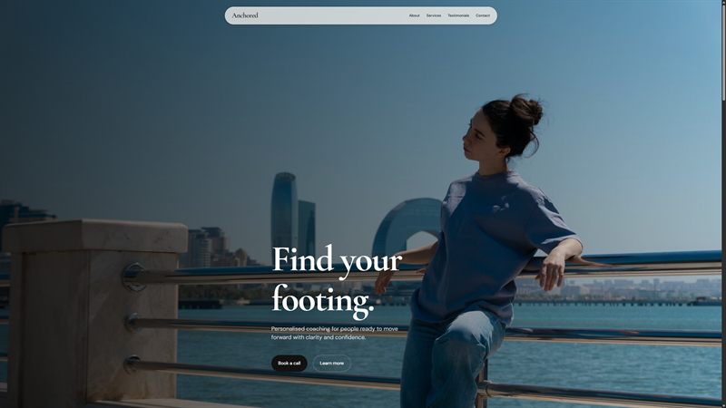Anchored small business template