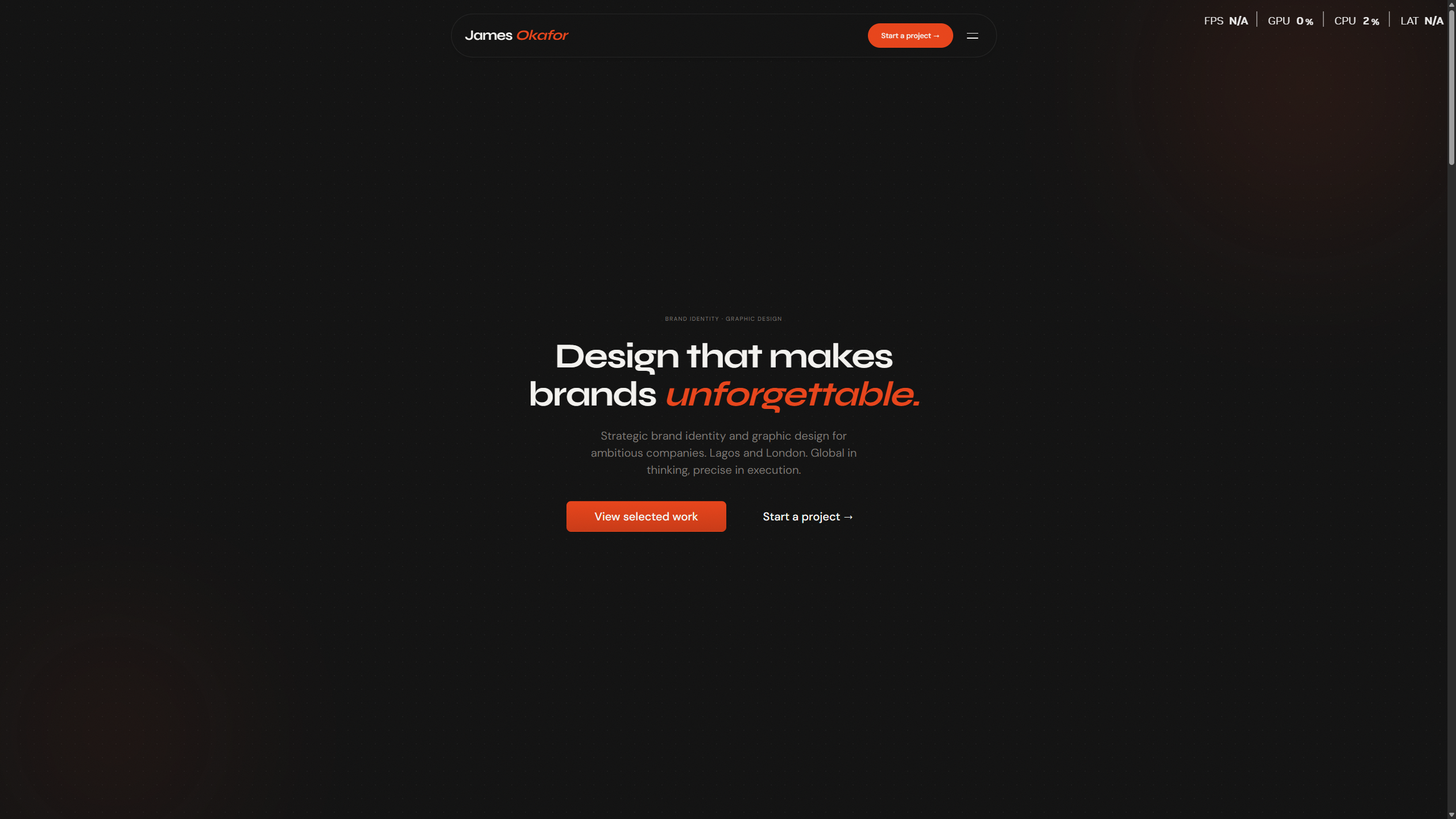 Brand designer template — hero preview
